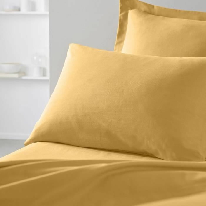 Today Funda de almohada esencial ocre 50 x 70+5 cm