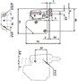 PROMET Interruptor de fin de carrera SPDT con espiga, 16A