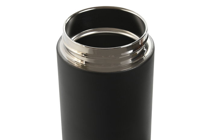 DKD Home Decor Termo Inox Bambú 400ml Negro DKD Home Decor Termo Inox Bambú 400ml Negro