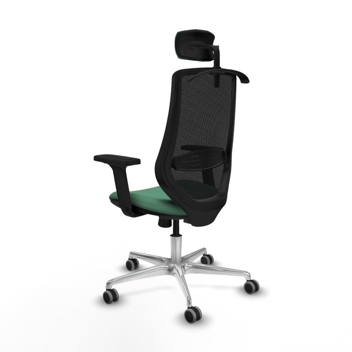 PIQUERAS Y CRESPO Silla de oficina Mardos Verde esmeralda y Negro