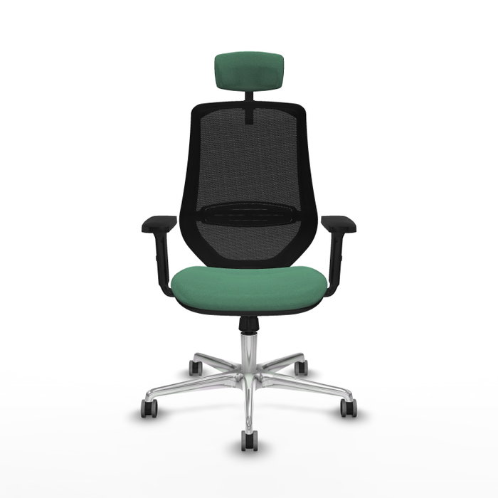 PIQUERAS Y CRESPO Silla de oficina Mardos Verde esmeralda y Negro