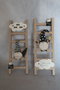 DKD Home Decor Decoración MDF Escalera Surtido de 2 unidades