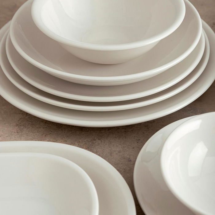 Plato Postre Porcelana Harmony Hydrozero Bidasoa 19 cm (6 Unidades)