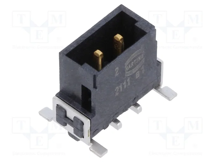 HARTING Conector har-flex® Power 2 pines PCB a PCB
