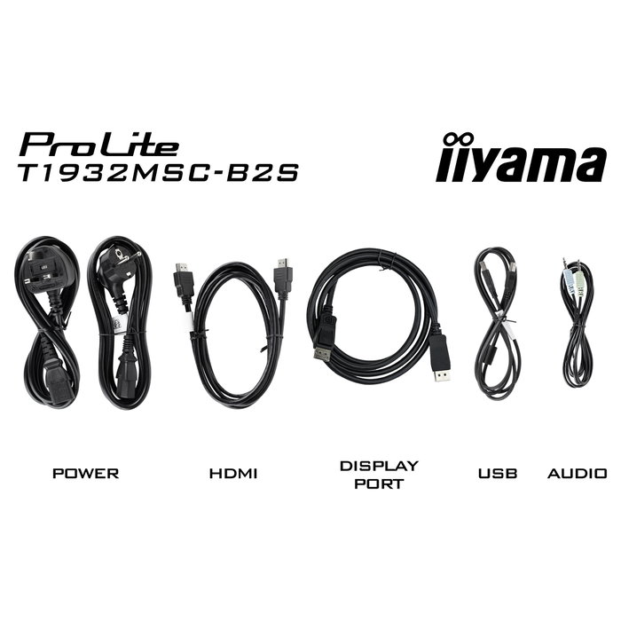 iiyama ProLite T1932MSC-B2S Monitor Táctil de 19 pulgadas IPS 1280x1024 Resolución SXGA iiyama ProLite T1932MSC-B2S Monitor Táctil de 19 pulgadas IPS 1280x1024 Resolución SXGA