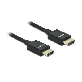 DeLOCK Cable HDMI Coaxial High Speed 8K 60 Hz 48 Gbps 0,5 m Negro