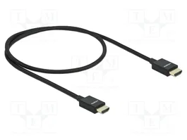DeLOCK Cable HDMI Coaxial de Alta Velocidad 48 Gbps 8K 60 Hz 0,5 m Negro