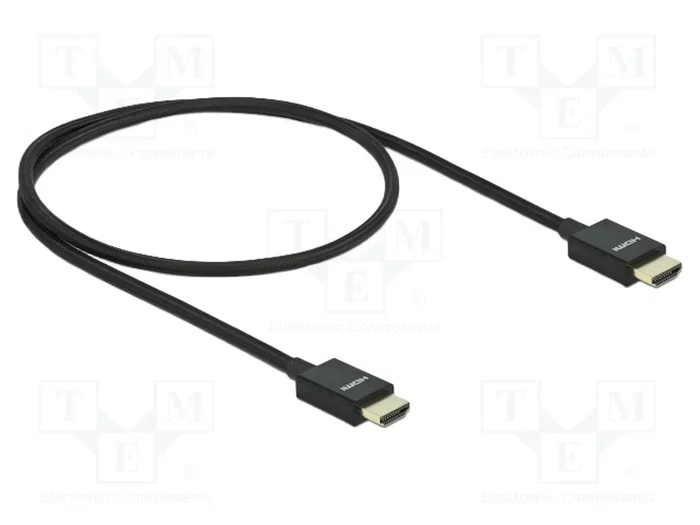 DeLOCK Cable HDMI Coaxial de Alta Velocidad 48 Gbps 8K 60 Hz 0,5 m Negro DeLOCK Cable HDMI Coaxial de Alta Velocidad 48 Gbps 8K 60 Hz 0,5 m Negro