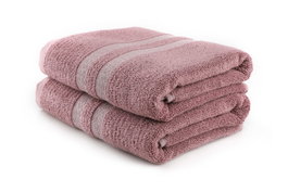 Ayliz Juego de Toallas de Mano Lilac, 60% Bambú y 40% Algodón, 550 gr/m², 2 Piezas 50x90 cm Suaves y Absorbentes
