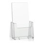 Archivo 2000 Portafolletos Sobremesa A5 Vertical Cristal