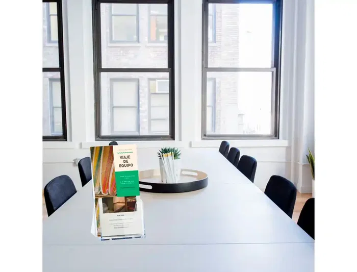 Archivo 2000 Expositor sobremesa 1 compartimento A5 vertical fondo cajetin 34 mm Poliestireno 200x85x160 mm