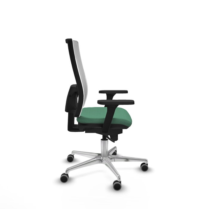 PIQUERAS Y CRESPO Silla de oficina Horna Verde esmeralda y Blanco