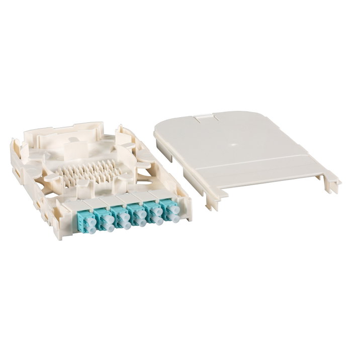 EFB Elektronik Módulo de inserción FTTH para FTTH-BGT, 12 puertos LC con acoplamientos cerámicos OM4