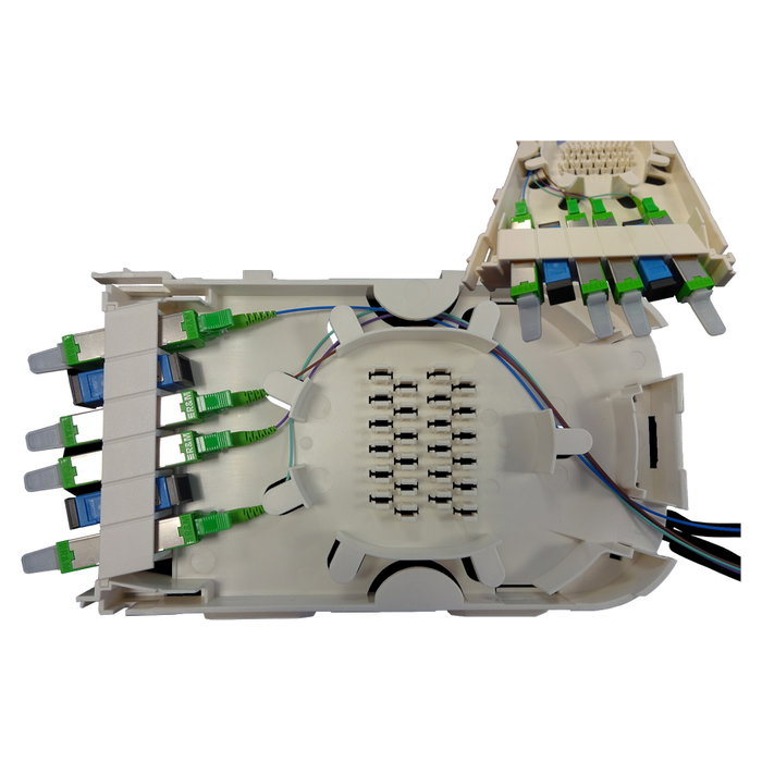EFB Elektronik Módulo de inserción FTTH para FTTH-BGT, 12 puertos LC con acoplamientos cerámicos OM4