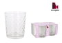 La Mediterranea Set de 4 Vasos Silex Diamants 360 cc