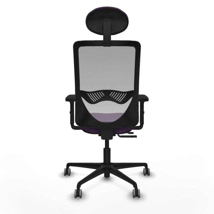 PIQUERAS Y CRESPO Silla de oficina Zulema con mecanismo Sincro/Traslack, Morado y Gris PIQUERAS Y CRESPO Silla de oficina Zulema con mecanismo Sincro/Traslack, Morado y Gris