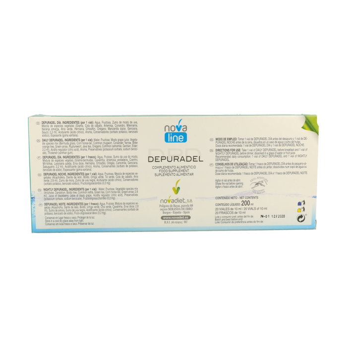 Nova Diet Depuradel 20 ampollas