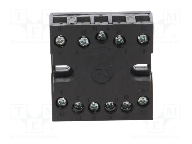 LOVATO ELECTRIC Zócalo para raíl DIN de 11 pines