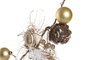 DKD Home Decor Guirnalda de Piñas Naturales Dorado 10x10x150 cm