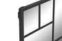 DKD Home Decor Espejo de Hierro y Cristal Negro 90x90 cm