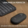 Logitech 920 012227 Pebble 2 Combo - Teclado y Ratón Inalámbrico RF + Bluetooth QWERTY Español Grafito - Kit Multi-Dispositivo - Color Grafito