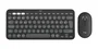 Logitech 920 012227 Pebble 2 Combo - Teclado y Ratón Inalámbrico RF + Bluetooth QWERTY Español Grafito - Kit Multi-Dispositivo - Color Grafito