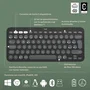 Logitech 920 012227 Pebble 2 Combo - Teclado y Ratón Inalámbrico RF + Bluetooth QWERTY Español Grafito - Kit Multi-Dispositivo - Color Grafito