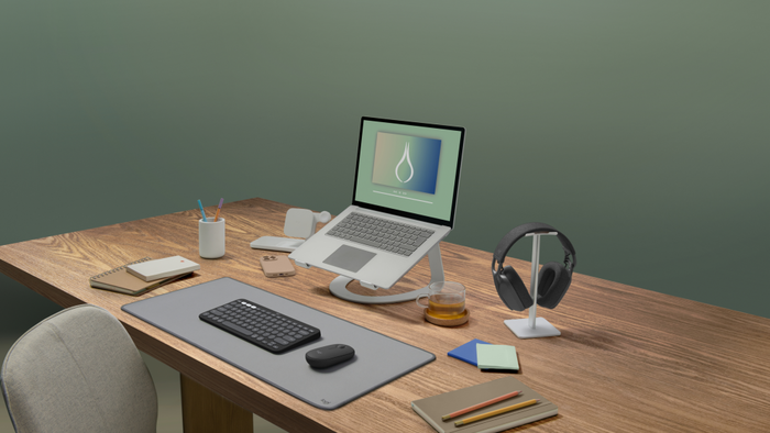 Logitech 920-012227 Combo Teclado y Ratón Inalámbrico RF Wireless + Bluetooth QWERTY Español Grafito