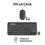Logitech 920-012227 Combo Teclado y Ratón Inalámbrico RF Wireless + Bluetooth QWERTY Español Grafito
