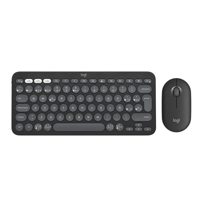 Logitech Pebble 2 Combo Teclado Español y Ratón Grafito