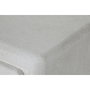 DKD Home Decor Mesita de Noche RUGOSO SHIJI Blanca con 2 Cajones