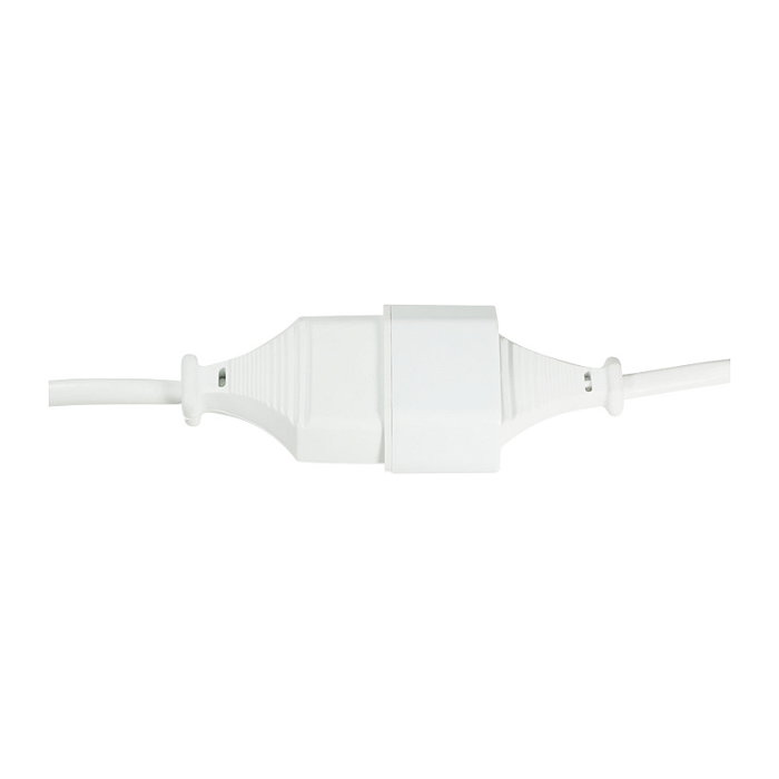 LogiLink Cable de extensión de alimentación CEE 7/16, 3 m, blanco