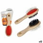 Cepillo para Perros Mascow Marrón Negro Rojo 9 x 5 x 21 cm (12 Unidades)