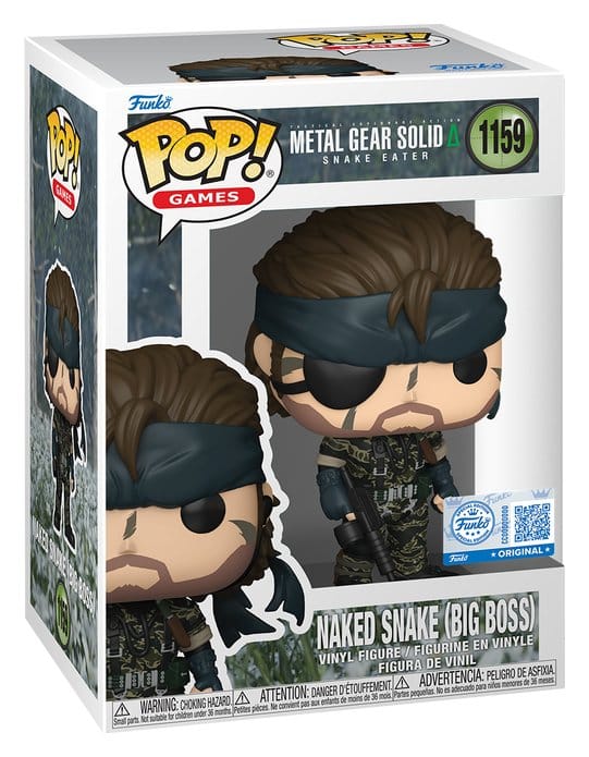Metal Gear POP! Games Vinyl Figura Metal Gear Solid 3- Big Boss heo exclusive 9 cm Metal Gear POP! Games Vinyl Figura Metal Gear Solid 3- Big Boss heo exclusive 9 cm