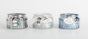 DKD Home Decor Surtido de Velas de Cera de Parafina y Cristal