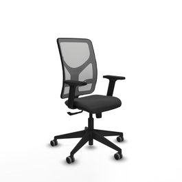 PIQUERAS Y CRESPO Silla de oficina Motilla con mecanismo Sincro Gris