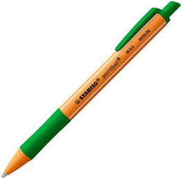 STABILO Pointball Colorful Verde Menta 0,5 mm (Pack de 10)