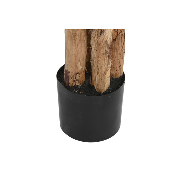 DKD Home Decor Planta de Palmera Bananera Verde con Base de Cemento