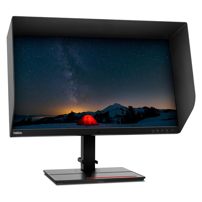 Lenovo ThinkVision P27u-20 Monitor 27" 4K UHD IPS HDR400 USB-C Hub 2x HDMI, 2x DisplayPort, Thunderbolt 3, 99.1% Adobe RGB, Altavoces