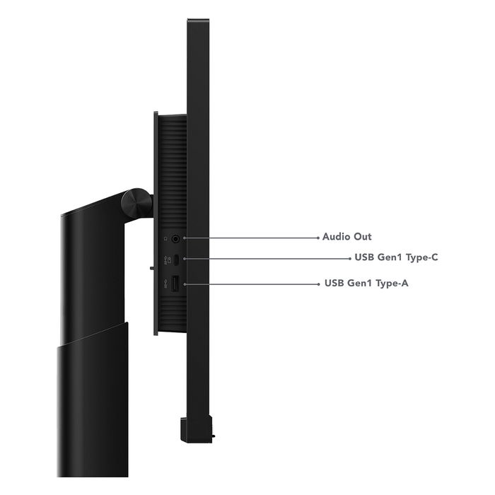 Lenovo ThinkVision P27u-20 Monitor 27" 4K UHD IPS HDR400 USB-C Hub 2x HDMI, 2x DisplayPort, Thunderbolt 3, 99.1% Adobe RGB, Altavoces