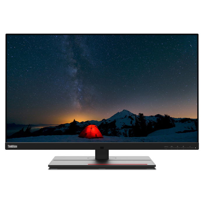 Lenovo ThinkVision P27u-20 Monitor 27" 4K UHD IPS HDR400 USB-C Hub 2x HDMI, 2x DisplayPort, Thunderbolt 3, 99.1% Adobe RGB, Altavoces