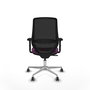 PIQUERAS Y CRESPO Silla de oficina Mardos con mecanismo Sincro, Morado y Negro