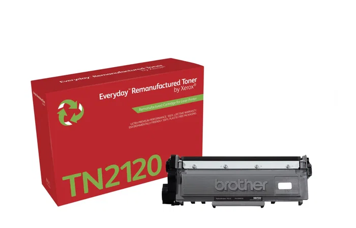 Xerox Cartucho de Tóner Compatible TN2120 Negro Alto Rendimiento 2600 Páginas para Brother HL-2140 / HL-2150N / HL-2170W