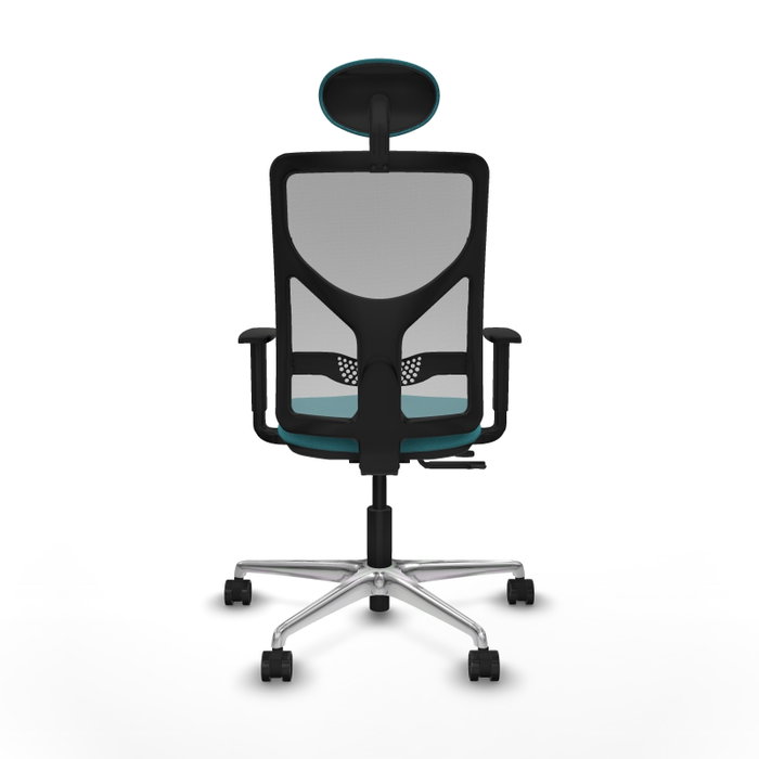 PIQUERAS Y CRESPO Silla de oficina Motilla con mecanismo Sincro/Traslack, Turquesa y Gris PIQUERAS Y CRESPO Silla de oficina Motilla con mecanismo Sincro/Traslack, Turquesa y Gris