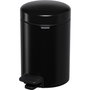 Brabantia Newicon Cubo de basura con pedal 3,0 L negro mate