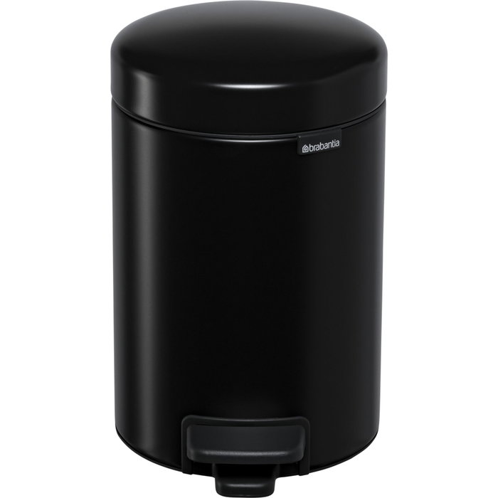 Brabantia Newicon Cubo de basura con pedal 3,0 L negro mate Brabantia Newicon Cubo de basura con pedal 3,0 L negro mate