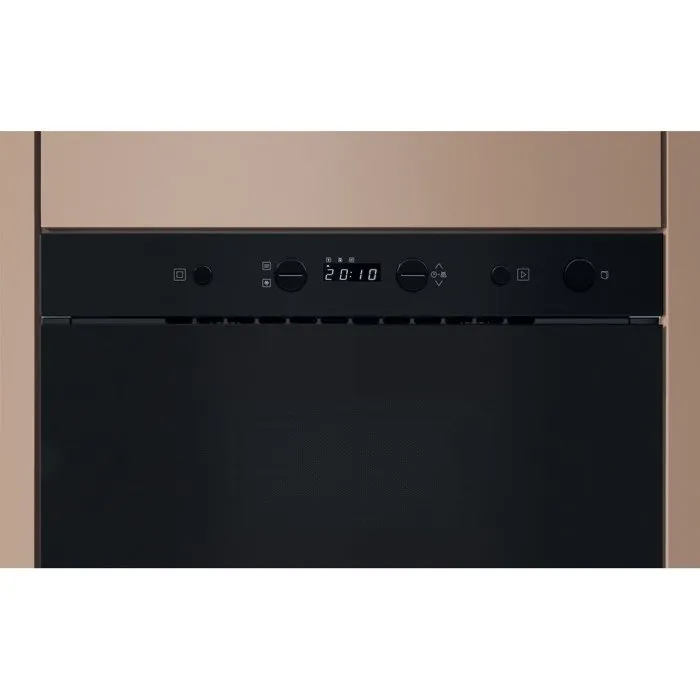 Hotpoint HAMK11B Microondas Integrable, 22 Litros de Capacidad, Color Negro, Dimensiones 59.5 x 32 x root.2 cm