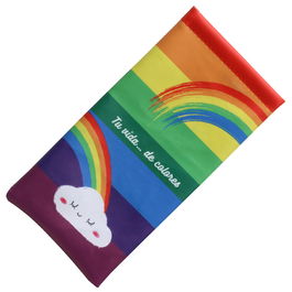 CMP General Funda para Gafas con Cierre Automático, Tacto Suave de PVC, Medidas 9x18 cm