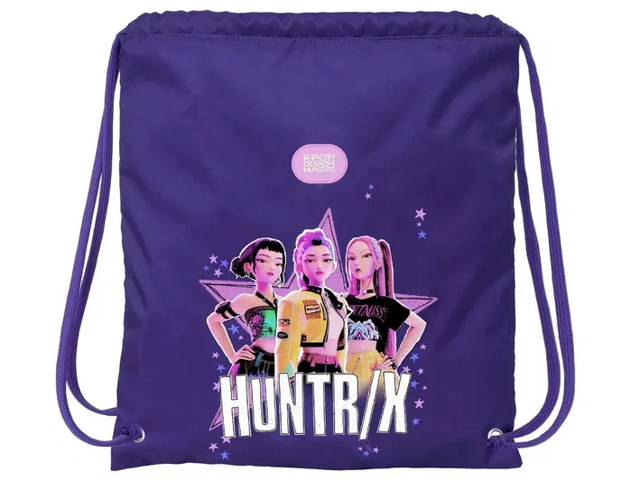 Safta Saco Plano K-Pop Demon Hunters Fighters 35x40cm Safta Saco Plano K-Pop Demon Hunters Fighters 35x40cm