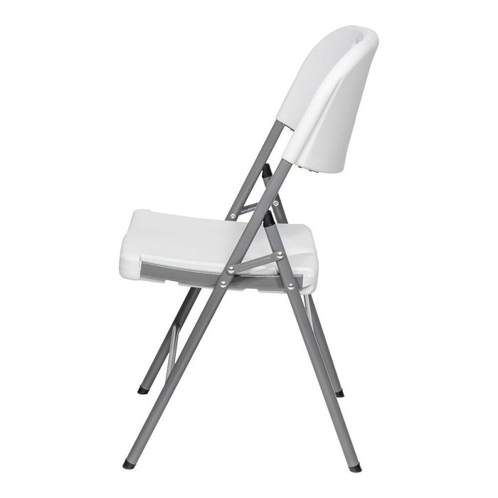 Edm Silla plegable blanca 86,5 x 47 x 54 cm Edm Silla plegable blanca 86,5 x 47 x 54 cm